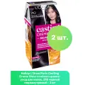 L'Oreal Paris Casting Creme Gloss стойкая краска-уход для волос, 210 черный перламутровый - 2 шт