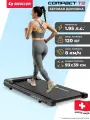 Беговая дорожка электрическая для дома SWOLLEN Compact T2 (1.95 л. с. - до 120 кг - 8 км./ч. - 93 х 39 см)