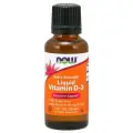 NOW Liquid Vitamin D3 extra strength 30 ml / Нау Жидкий Витамин Д3 двойная сила 30 мл