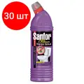 Комплект 30 шт, Чистящее средство 750 г, SANFOR Chlorum (Санфор Хлорный), мгновенное отбеливание, гель, 1880