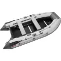 Лодка надувная ПВХ под мотор ROGER Hunter Keel 3500, лодка роджер с жестким дном (белый-графитовый комбинированный)
