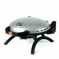 Газовый гриль O-GRILL 700T серебристый, портативный, + адаптер А