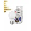 (15 шт.) Светодиодная лампочка ЭРА стандарт шар P45 E27 7W(560lm) 6500K P45-7W-860-E27 0331 Холодный белый. Цоколь E27