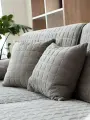 Подушки декоративные 40х40 - 2 шт, IRISHOME, антрацитово-серые, гипоаллергенные, для сна и отдыха