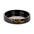 Блюдо для суши, пластик, диаметр 305, высота 60мм, черный, желт.