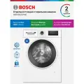 Bosch Стиральная машина полноразмерная WAN28201ME, Serie 4, 8 кг, 14 программ, 1400 об/мин, инвертор, VarioDrum, белая