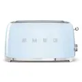 Тостер SMEG TSF02PBEU, регулировка степени обжаривания, подогрев, разморозка, 4 ломтика хлеба