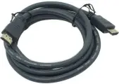 Wize Кабель HDMI CP-HM-HM-5M Wize, 5 м, v.2.0, K-Lock, soft cable, 19M/19M, позол. разъемы, экран, темно-серый, пакет