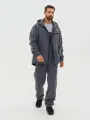 Костюм тактический мужской демисезонный на флисе Huntsman Никс Люкс, ткань Alova Windblock, цвет серый (р.56-58/182-188)