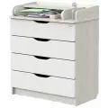 Комод Сириус-2 WOOD 4 ящика древесина белая