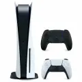 Игровая консоль PS5 Sony PlayStation 5 Slim с дисководом + 2-й геймпад черный, 1Тб