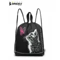 Мешок для обуви Grizzly OM-62-113, с карманом на молнии, светоотражающие элементы
