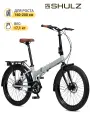 Складной велосипед SHULZ Easy Fat Nexus Светло-серый, колёса 24, 8 скоростей