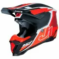 Шлем кроссовый JUST1 J40 (красный, белый, L)