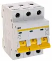 Автоматический выключатель IEK, ВА 47-100, IP20, 3P, 10кА, 16A х-ка С