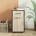 Тумба прикроватная №350, 1ящ, 35х35х65 см, Дуб сонома