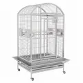 Клетка для средних птиц Montana Hacienda Dome, светло-серая, 91х71х165 (Германия)