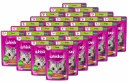 WHISKAS для взрослых кошек паштет с уткой пауч 75 гр 75 гр х 28 шт
