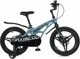 Велосипед детский Maxiscoo Cosmic Deluxe 18 (2025), рама магниевый сплав, цвет Стальной Синий