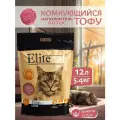 ELITECAT Наполнитель комкующийся, растительный Tofu Lotus, 12л / 5.4кг