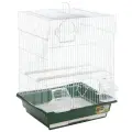 Клетка для птиц Triol с ровной крышкой, эмаль 35х28х46 сантиметров