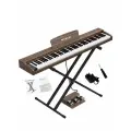 Цифровое пианино WENCAI, 88 клавиш, 128 полифоний, с Х-образной подставкой для фортепиано