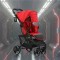 Прогулочная коляска Babalo future Красная, Черная рама, всесезонная