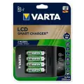 Зарядное устройство Varta LCD Smart Charger + 4AA 2100 mAh