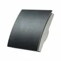 Вытяжной тонкий вентилятор SlimVent МV 100, пластик овал шлифованный графит