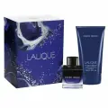 Lalique encre indigo набор: 50ml парфюмерная вода мужская+гель для душа 150ml