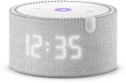 Умная колонка YNDX-00020G яндекс новая станция мини (с часами), 10 вт, алиса, LED-экран, WiFi, Bluetooth, серый опал