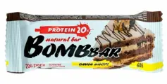 Батончики протеиновые без сахара Bombbar, 12 шт по 60 г, вкус: датский бисквит