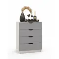 Есэндвич Grand-Лаворо-3 Комод 70х90х40 см, с ящиками (Анкор светлый/Вулканический серый)