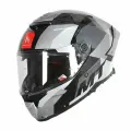 Шлем для мотоцикла интеграл MT THUNDER 4 SV FADE глянцевый серый XL