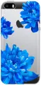 Силиконовый чехол на Apple iPhone SE / 5s / 5 / Эпл Айфон 5 / 5с / СЕ с рисунком Amazing Asters