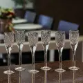 Рюмки на ножке хрустальные для водки, ликера, настойки и наливки, объем 25 мл. набор 6 шт. Неман 7110 900/300