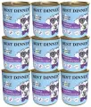 Влажный диетический корм Best Dinner Vet Profi Urinary для собак при мочекаменной болезни Ассорти (12шт х 340гр)