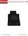 Коврики в салон текстильные Allmone Стандарт для Chevrolet Camaro 6 (купе) 2015 - 2020, черные, 1шт. / Шевроле Камаро 6