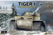 RM-5025 Немецкий танк Tiger I раннего производства с интерьером. масштаб 1/35