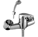 Смеситель Rossinka D40-41 для душа без излива, с душевой лейкой, хром