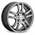 Колесный диск X'trike X-105М 6,0/15 4*98 ET35 d58,5 Темно-серебристый глубокий цвет