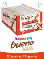 Батончики шоколадные Kinder 43 г 30 шт
