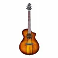 Breedlove Pursuit Exotic S Concert Tiger's Eye CE электроак. гитара, цвет оранжевый берст