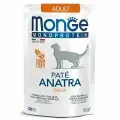 Влажный корм Monge Cat Monoprotein пауч, для взрослых кошек, со вкусом утки (28шт по 85г)