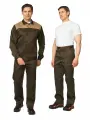 Костюм рабочий мужской Молл лето хаки/т. бежевый 104-108 / 170-176 80% п/э, 20% х/б (во отделка). спецодежда
