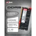 Оперативная память Dahua DHI-DDR-C500S32G48, DDR5, 32ГБ, 4800МГц, SODIMM, черная