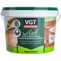 Акриловый лак для наружных и внутренних работ VGT глянцевый, бесцветный 2,2 кг 11601878
