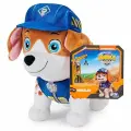 Paw Patrol Rubble Crew Wheeler plush toy/ Детская мягкая плюшевая игрушка-щенок