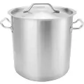 Кастрюля INDOKOR 101307 из нержавеющей стали с крышкой, 50 л, 40х40 см
