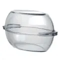 Форма овальная с/кр 2,85л+2,85л (340*195*90мм) BORCAM/Pasabahce